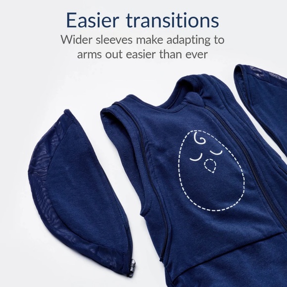 0-3m Zipper Swaddle Lot of 2 Nested Bean Happiest Baby Zip Sleep Sack Pod Nb - Picture 8 of 11